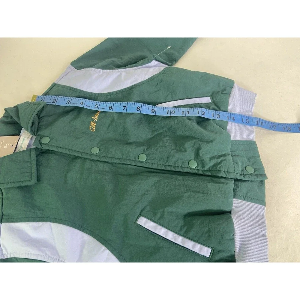 Gingersnaps Urban Maverick All Star Captain Varsity Jacket Green Boys Size 4